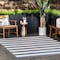 Nuloom Alexis Striped Indoor/Outdoor Area Rug 4ft x 6ft OWDN28B-406 - alternate 1